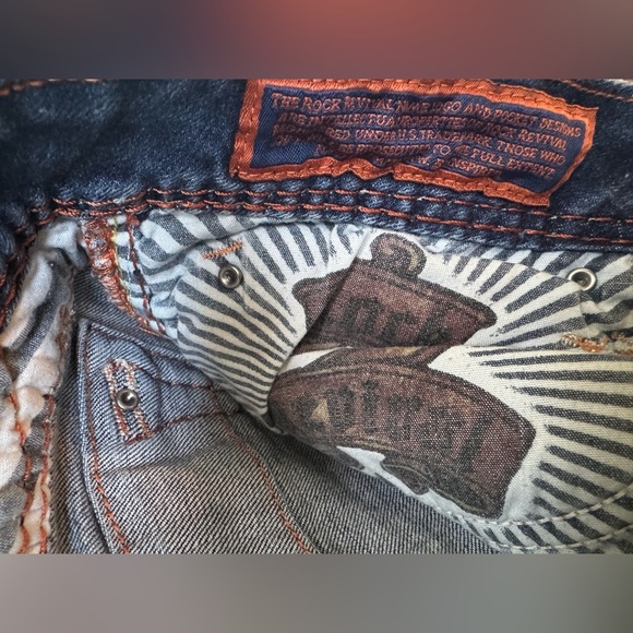 Rock Revival Women's Dark Blue Charlotte Capri Jeans 👖 - Picture 13 of 14